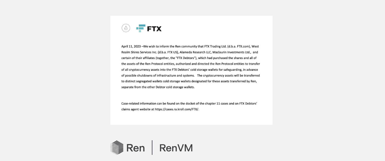 RenBridge Cross-Chain Flow